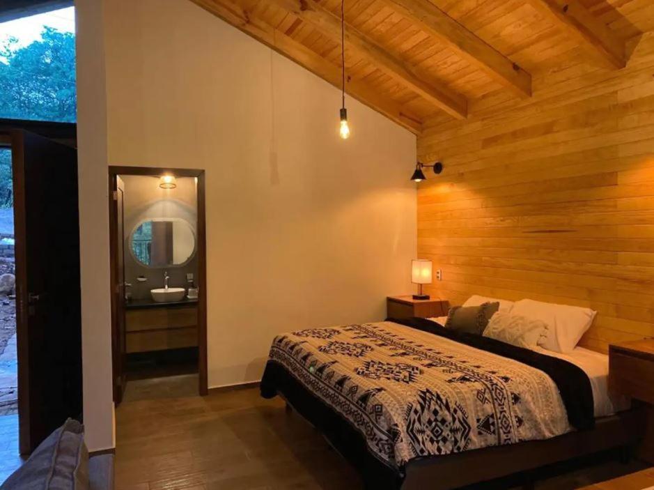 Cabana De Lujo Con Jacuzzi A 10 Min Del Pueblo Мазамитла Экстерьер фото